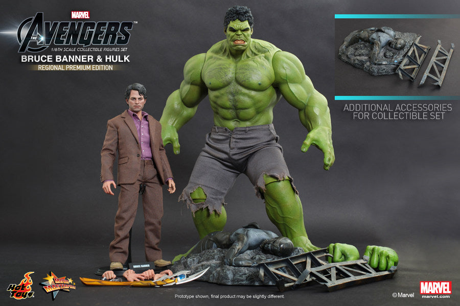 HotToys HT MMS230 1/6 Avengers Dr. Banner Banna Hulk 1.0 Deluxe action figures