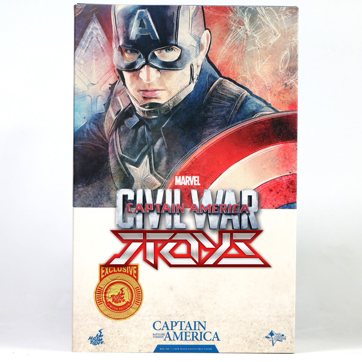 HT Hottoys 1/6 Captain America: Civil War Captain America 5.0 Limited Edition MMS360 Action Figure