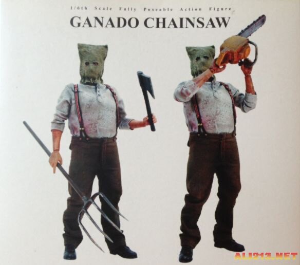 ht 1/6 hottoys Resident Evil Zombie Ganado Chainsaw Chainsaw Man Action Figure