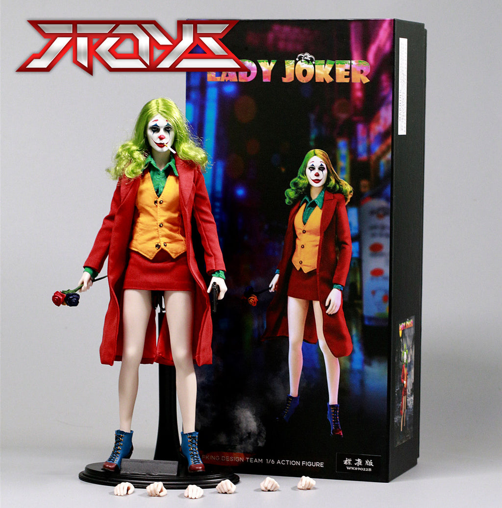 WOLFKING WK89022 1/6 Joaquin red Harley Quinn encapsulated body LADY JOKER movable figure