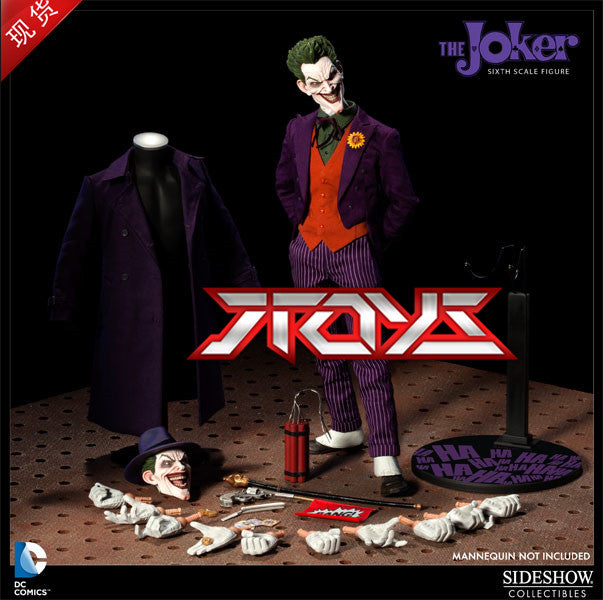 SIDESHOW 1001661 DC Villain Joker Comic Version 1/6 EX Double Headed Deluxe Edition Doll