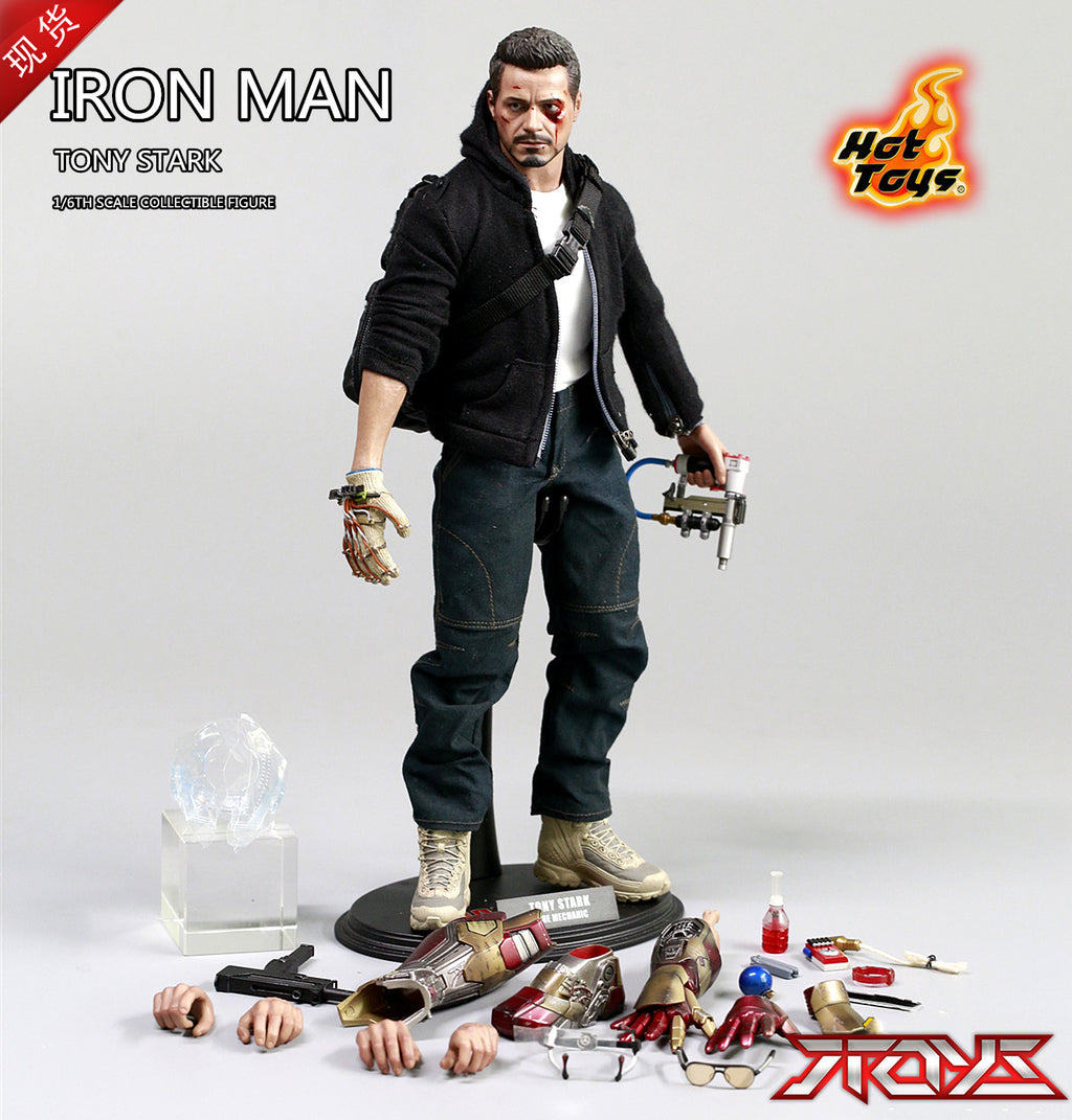 Hot Toys HT MMS207 Iron Man 3 1/6 Stealth Repairman Standard Version Tony