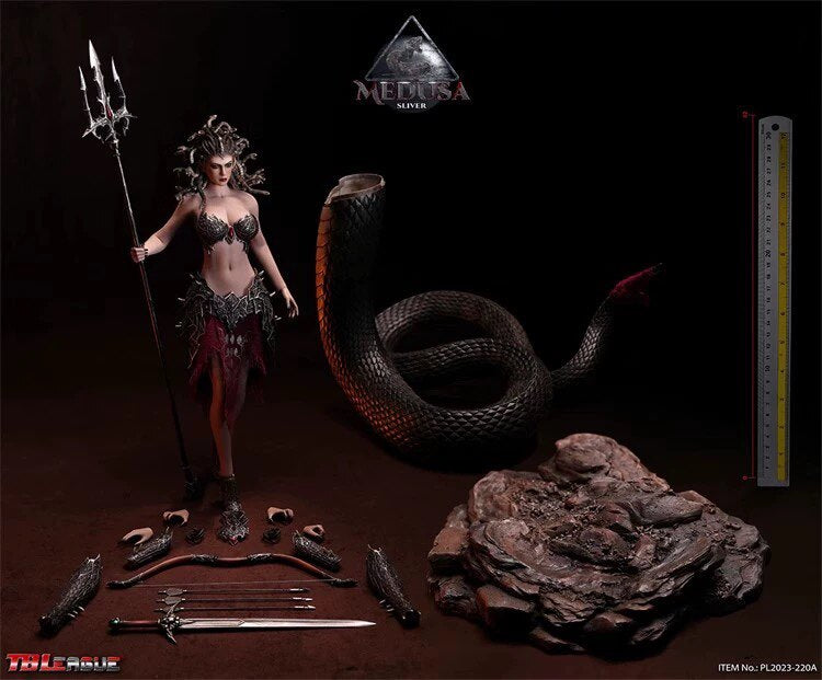 TBLeague 1/6 Snake Girl Medusa Plastic Body Female Soldier PL2023-220 Action Figure