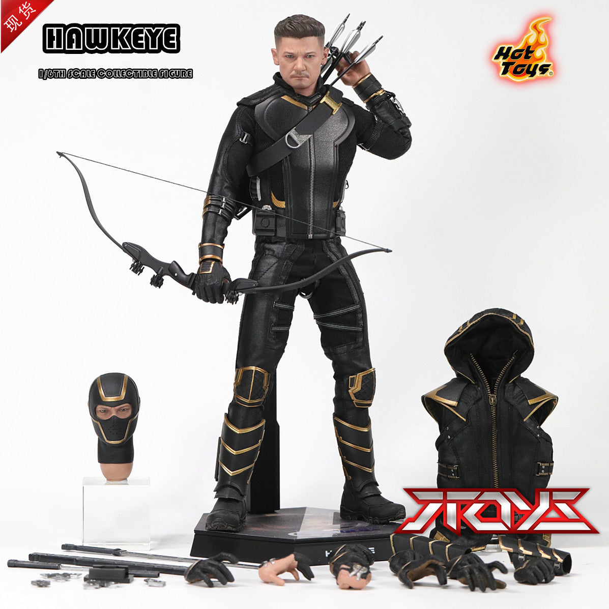 Hottoys Avengers 4 Hawkeye Ronin Hawkeye ht Ronin Hawkeye MMS532 action figure