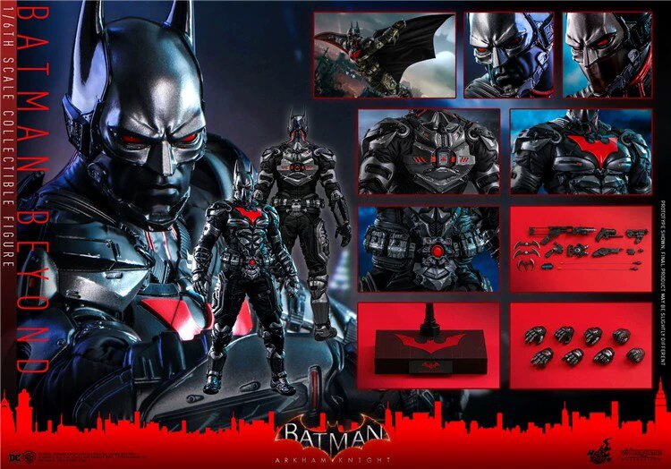 HT 1/6 VGM39 Batman Arkham Knight Batman DLC Future Edition Action Figure