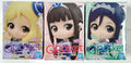 Banpresto Love Live! Q Pocket Petit 3rd Year Prize Figure - Three Characters Sold in a Bundle