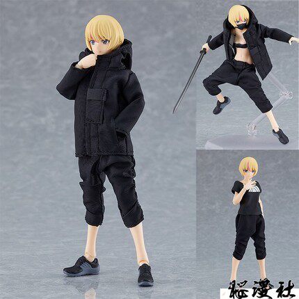 MF figma Styles 524 YUK — Female Action Figure with Accessory Set