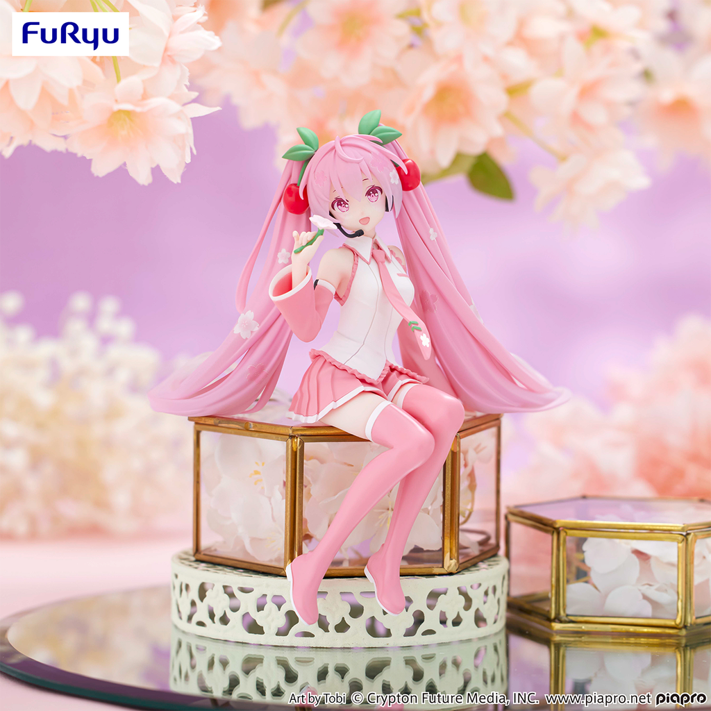 15cm FuRyu Hatsune Miku Sakura Miku 2024 Prize Figure
