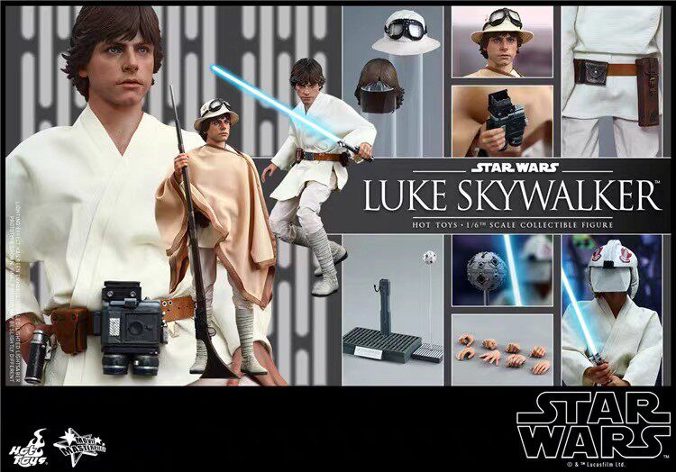 HT 1/6 MMS297 Star Wars 4 A New Hope Luke Skywalker Action Figure