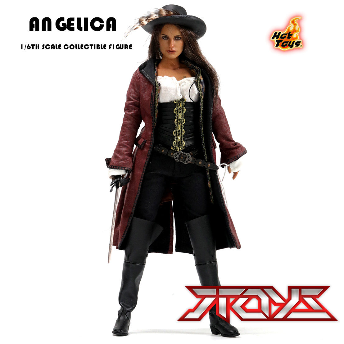 HotToys 2012 Venue Pirates of the Caribbean 4 Female Pirate Angelica Action Figure