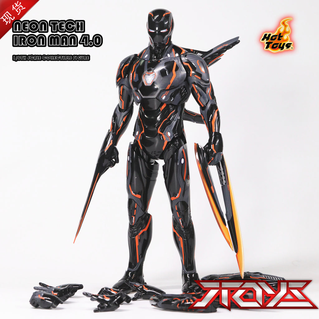 HT MMS597 Lightspeed Orange MK50 4.0 Iron Man Venue Deluxe Limited Edition Action Figure