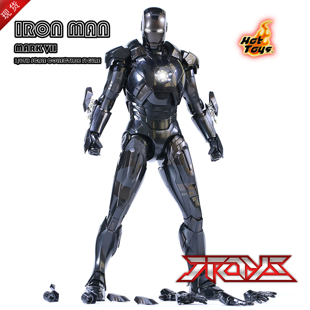 HT Hottoys Stealth MK7 Venue Edition Black Iron Man Chocolate MMS282 Action Figure