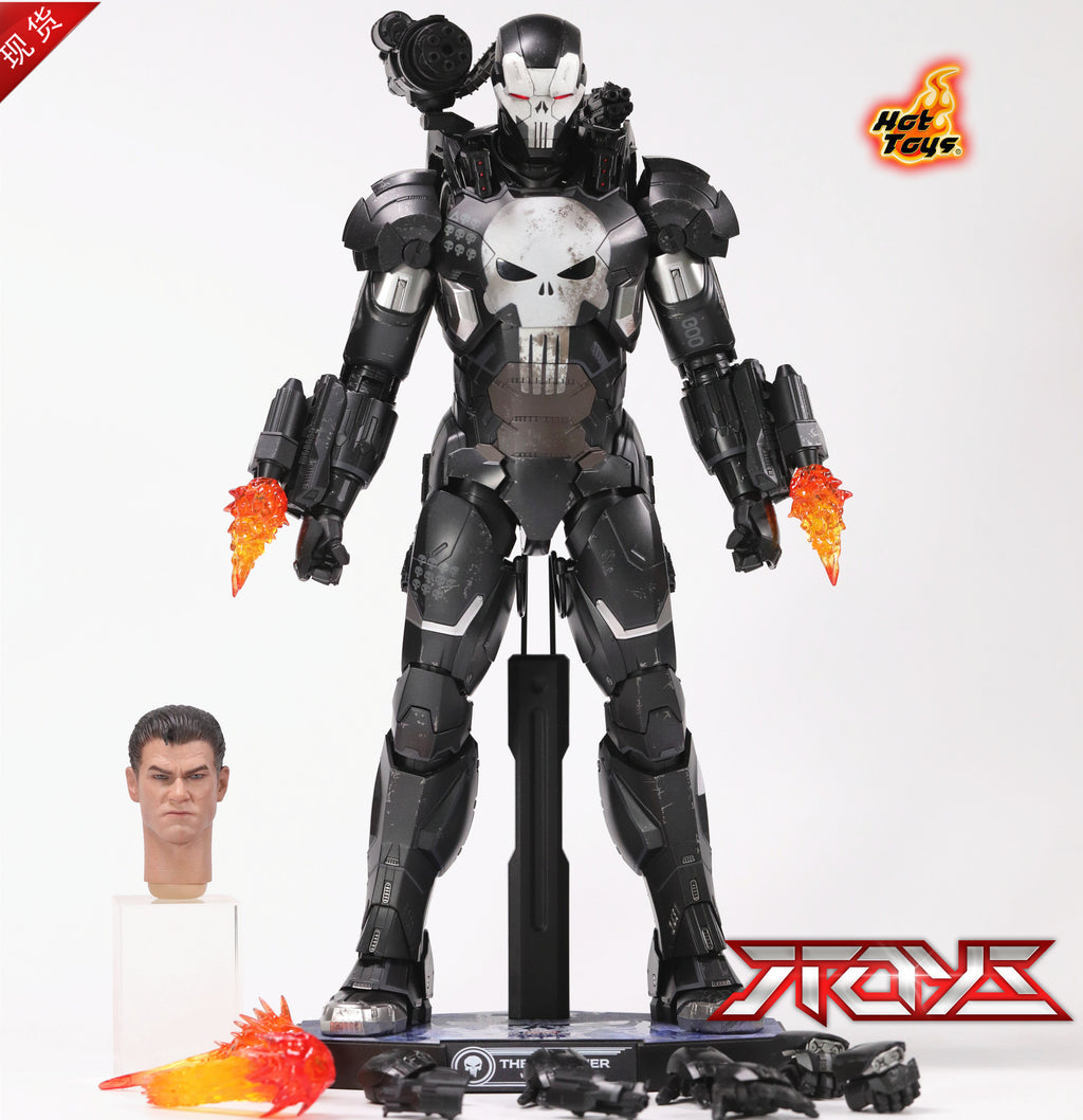 HT 1/6 VGM33D28 Steel Punisher War Machine Armor Version Die-cast Alloy Action Figure
