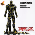 HOTTOYS HT MMS523D29 1/6 Alloy Iron Man MK6 Tron Battle Light Speed Yellow Action Figure