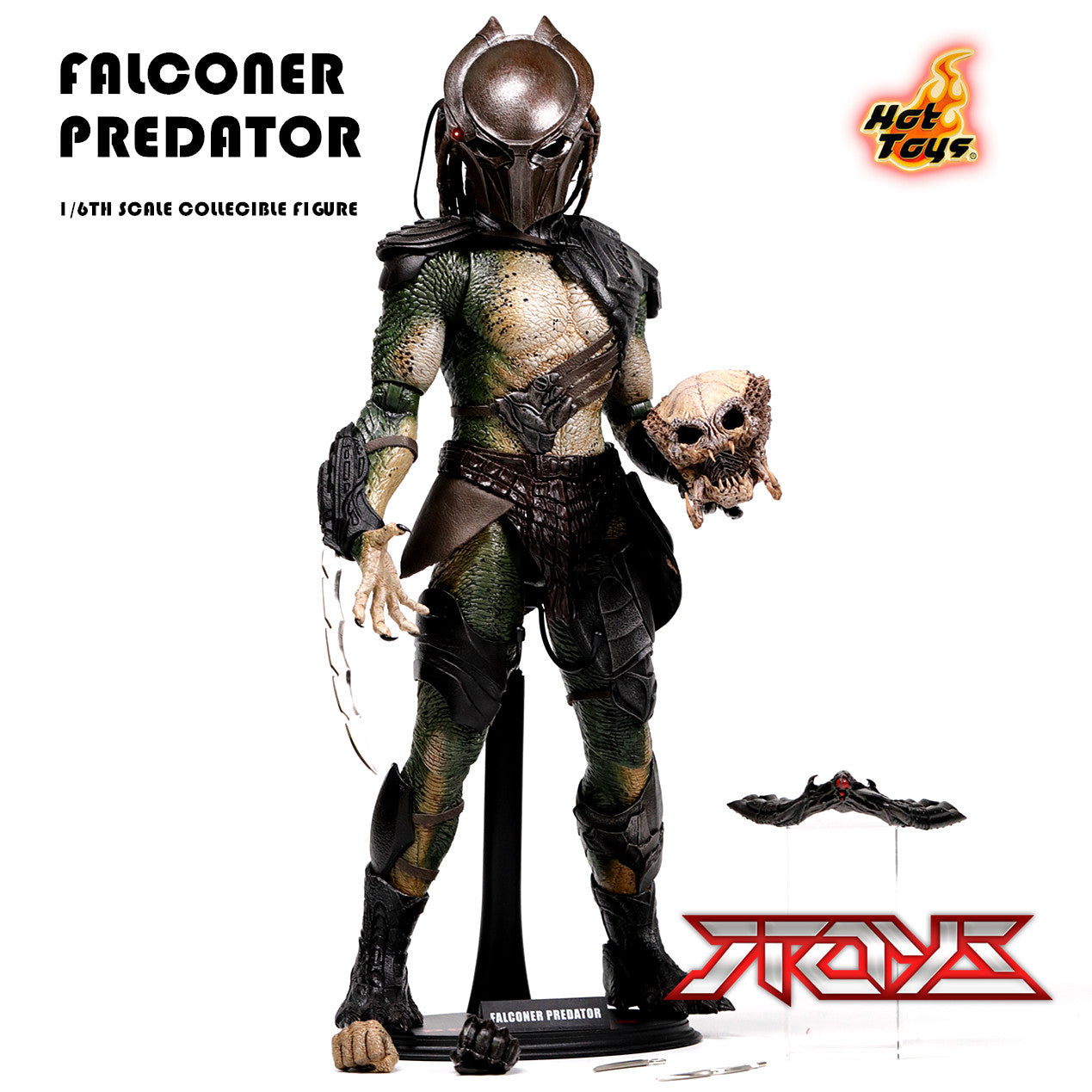 HT 1/6 MMS137 Predator S 2010 Falconer MMS147 Predator S 2010 Elephant Face Predator Tracke Action Figure