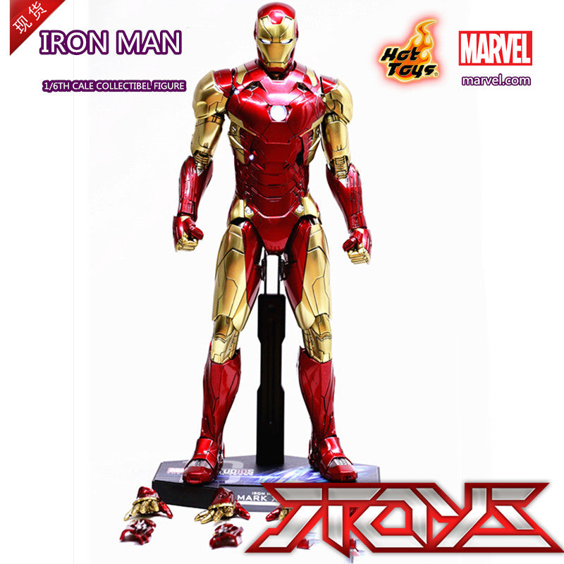HT HotToys Marvel 10th Anniversary Alloy Iron Man MK46 Concept Edition MMS489D25 Avengers 4 Action Figure