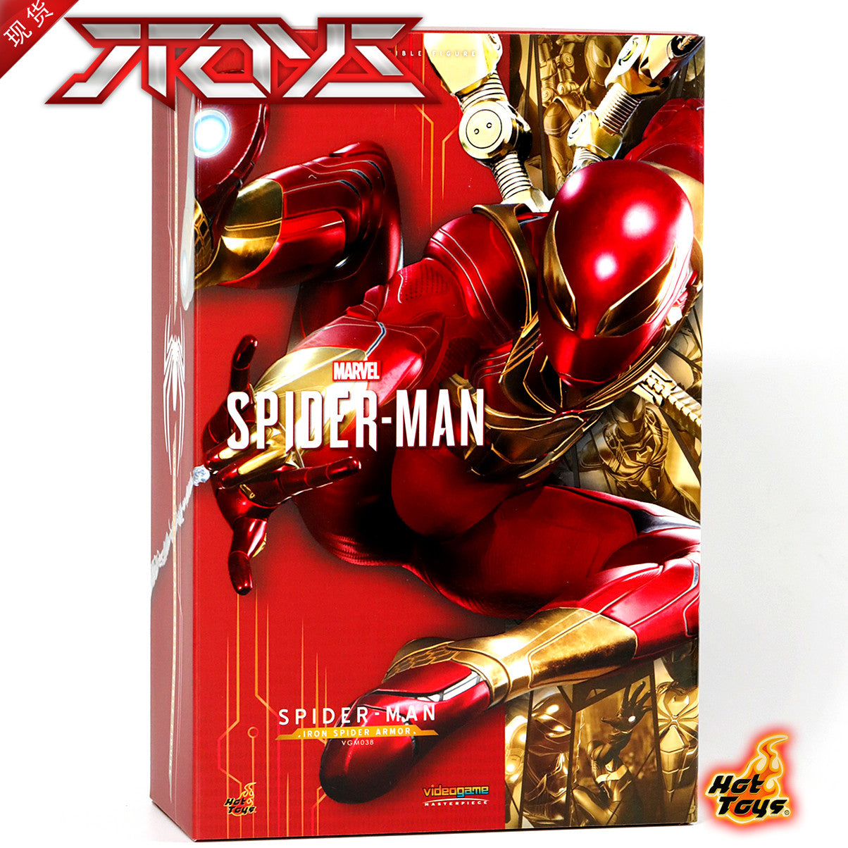 HT 1/6 VGM38 PS4 Game Version Spider-Man Spider-Man Steel Armor Suit Action Figure