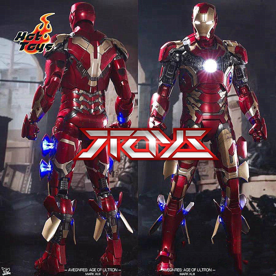 HotToys 1/4 Avengers 18-inch high 55cm Iron Man large MK43 QS005 action figure