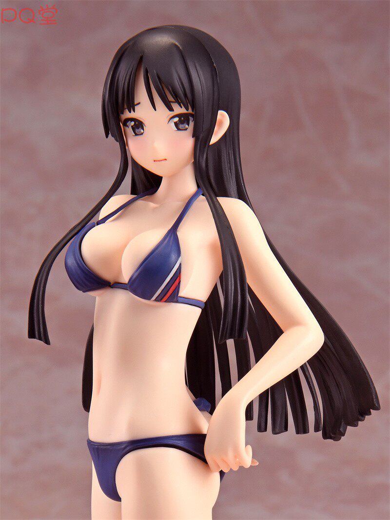 Our Treasure: K-On!  Mio Akiyama Summer Queens Painted PVC Figure