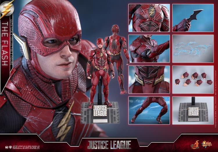 HT 1/6 MMS448 Justice League DC Flash 1.0 First Edition Model Action Figure
