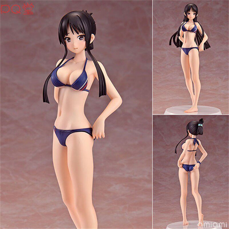 Our Treasure: K-On!  Mio Akiyama Summer Queens Painted PVC Figure