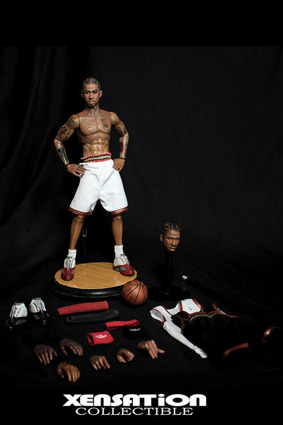 Non-EB HT ENTERBAY 1/6 Allen Iverson NBA Basketball Action Figure