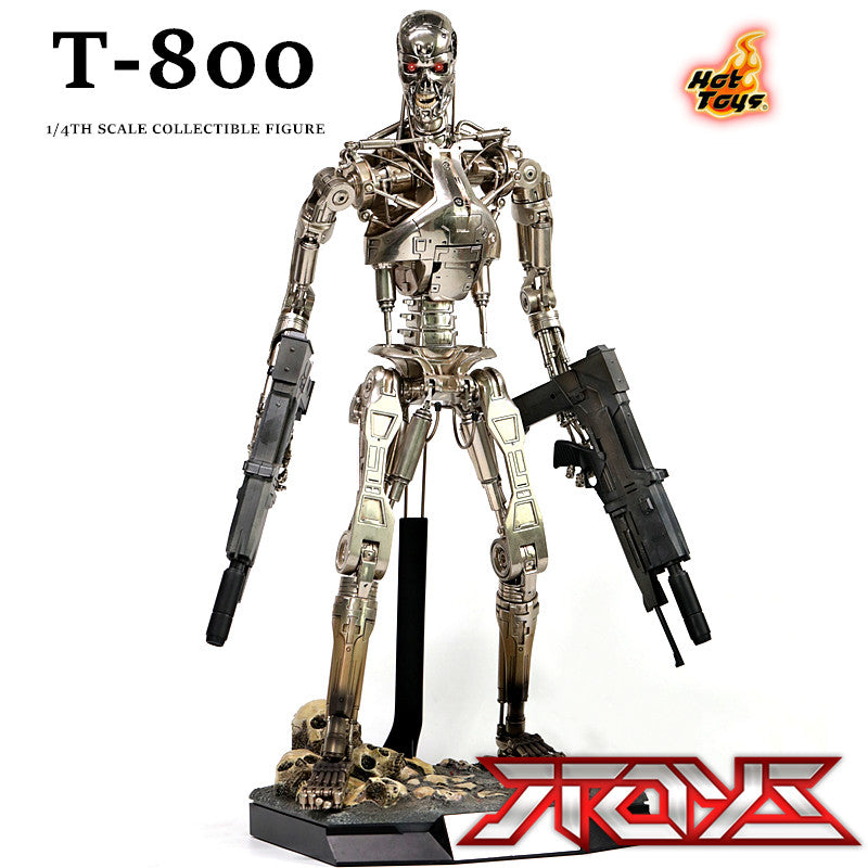 Pre-sales Hot Toys HT Terminator T2/T1 1:4 Arnold T-800 Metal Endoskeleton (Die-cast/Electroplated) VIP Edition QS002