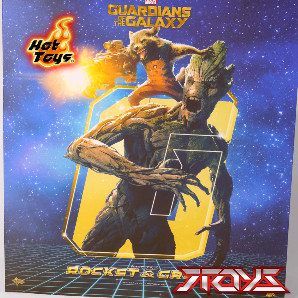 HT 1/6 Guardians of the Galaxy Rocket Raccoon Tree Man Set Regular Version VIP Version MMS254 Action Figure