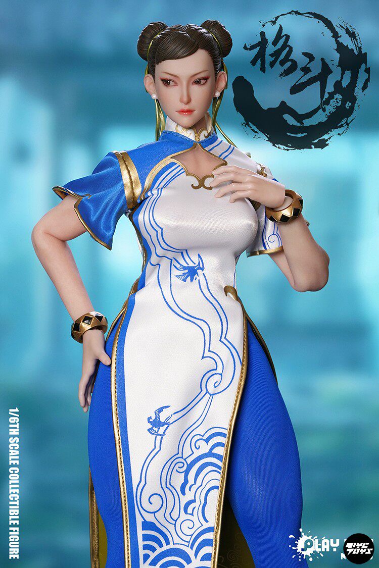 PLAY TOY "Fighting Goddess" Chun-Li (6th Edition) 1/6 Scale Action Figure (P026)