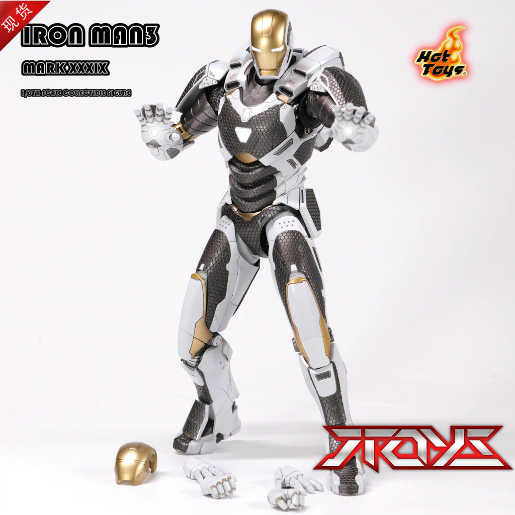 HOTTOYS HT Iron Man 3 MK39 Gemini MMS214 Starboost model movable figure