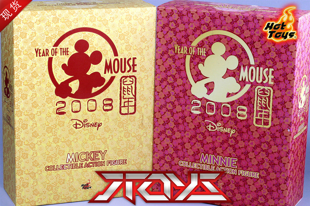 HOTTOYS 1/6 2008 Disney Year of the Rat Limited Palace Mickey Mouse Mickey Minnie Action Figure