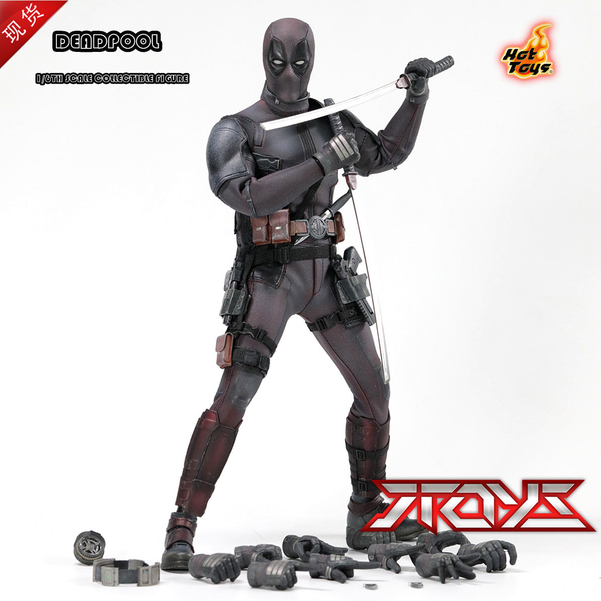 HotToys HT MMS505 Deadpool 2.0 Dust Edition Gray Deadpool 18 Venue Limited Action Figure