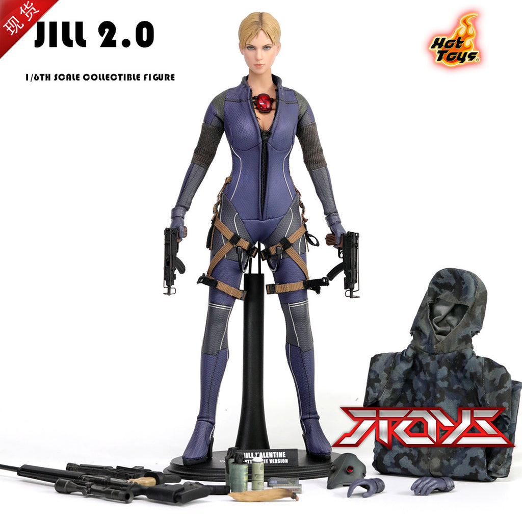 1/6 Soldier Hot Toys HT Resident Evil 5 JILL 2.0 Combat Suit Action Figure
