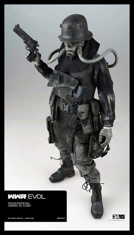 3A WWR EVOL SOMBRE DE PLUME — Black Double-Nose Marquis (ThreeA)