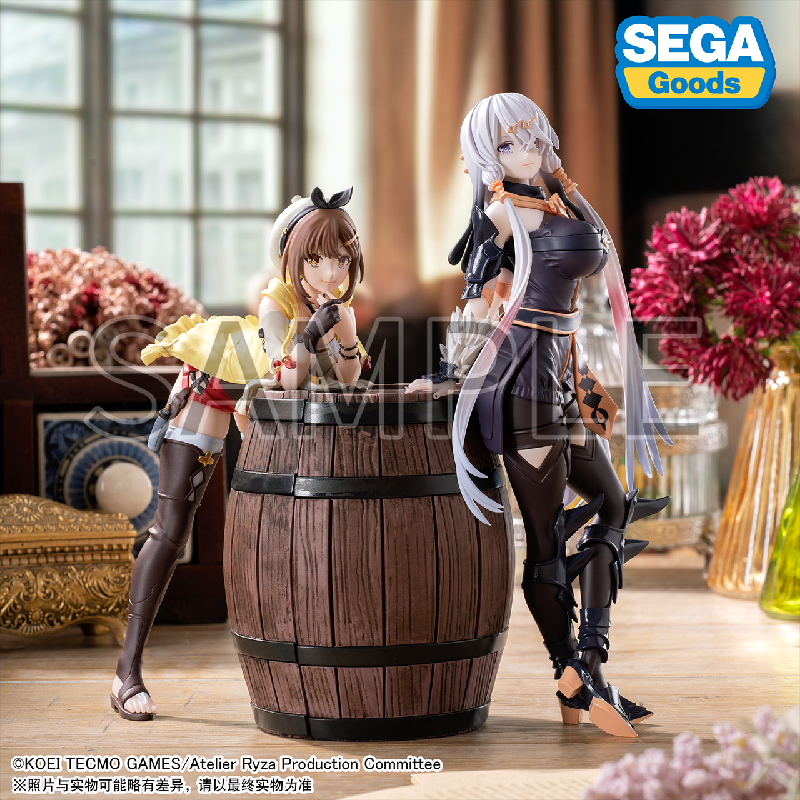 2pcs Sega Luminasta Atelier Ryza: Ryza and Lila figures