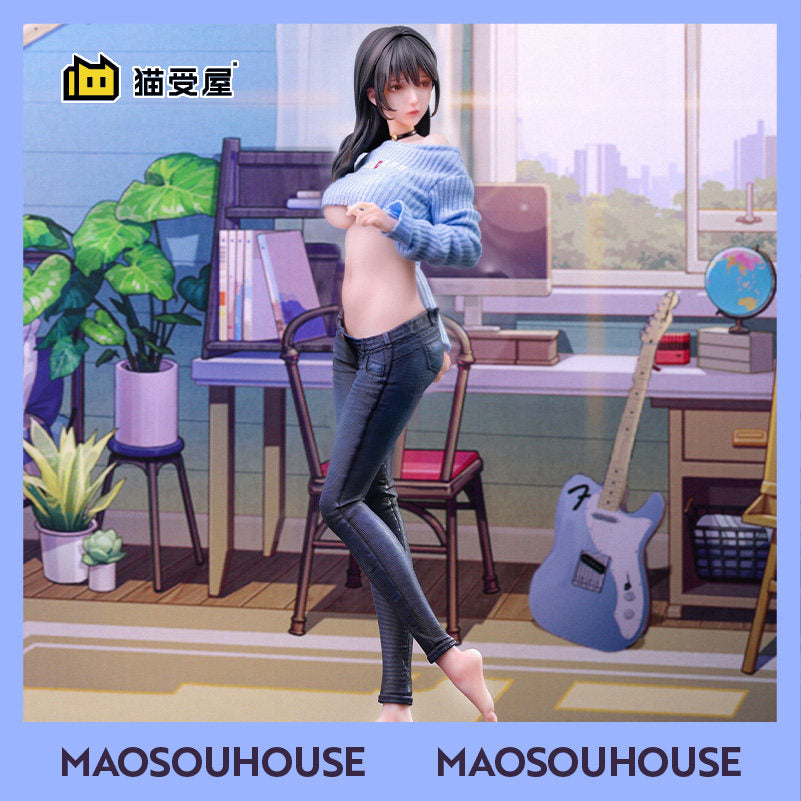 She is real: Hitomio 16 — "Guitar Girl" — Statue-Grade Head Sculpt Figure (Includes Bonus Item) Licensed Version