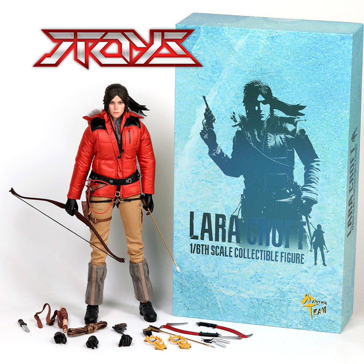 MTTOYS Snow Version Lara Croft 1/6 movable soldier doll model MT010 Tomb Raider movable doll