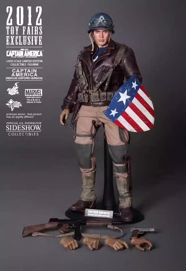 Hot Toys HT 2012 Convention Exclusive: Captain America (Rescue Version) — MMS180