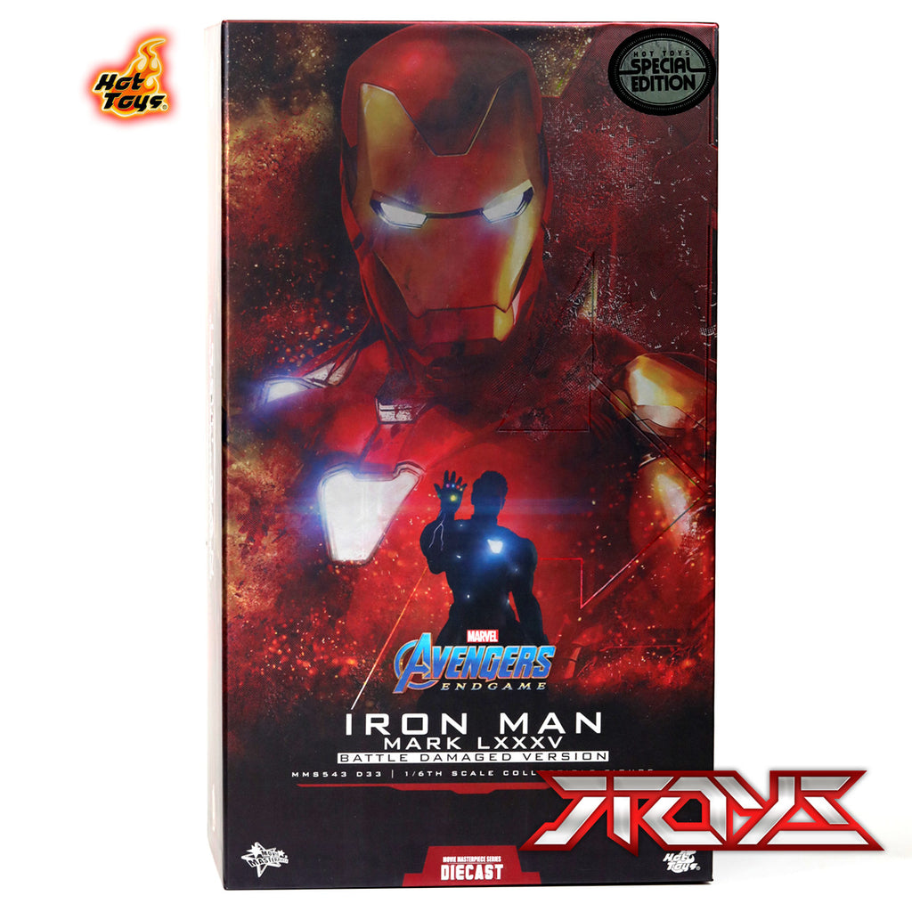 HotToys 1/6 MMS543D33 Avengers 4 Iron Man MK85 Battle Damaged Version Normal/VIP Version Action Figure