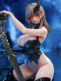 Demon Hunter - Selene: Magnetic-Activated Light-Up Golden Eyes, Soft-Touch Silicone-Coated Figure
