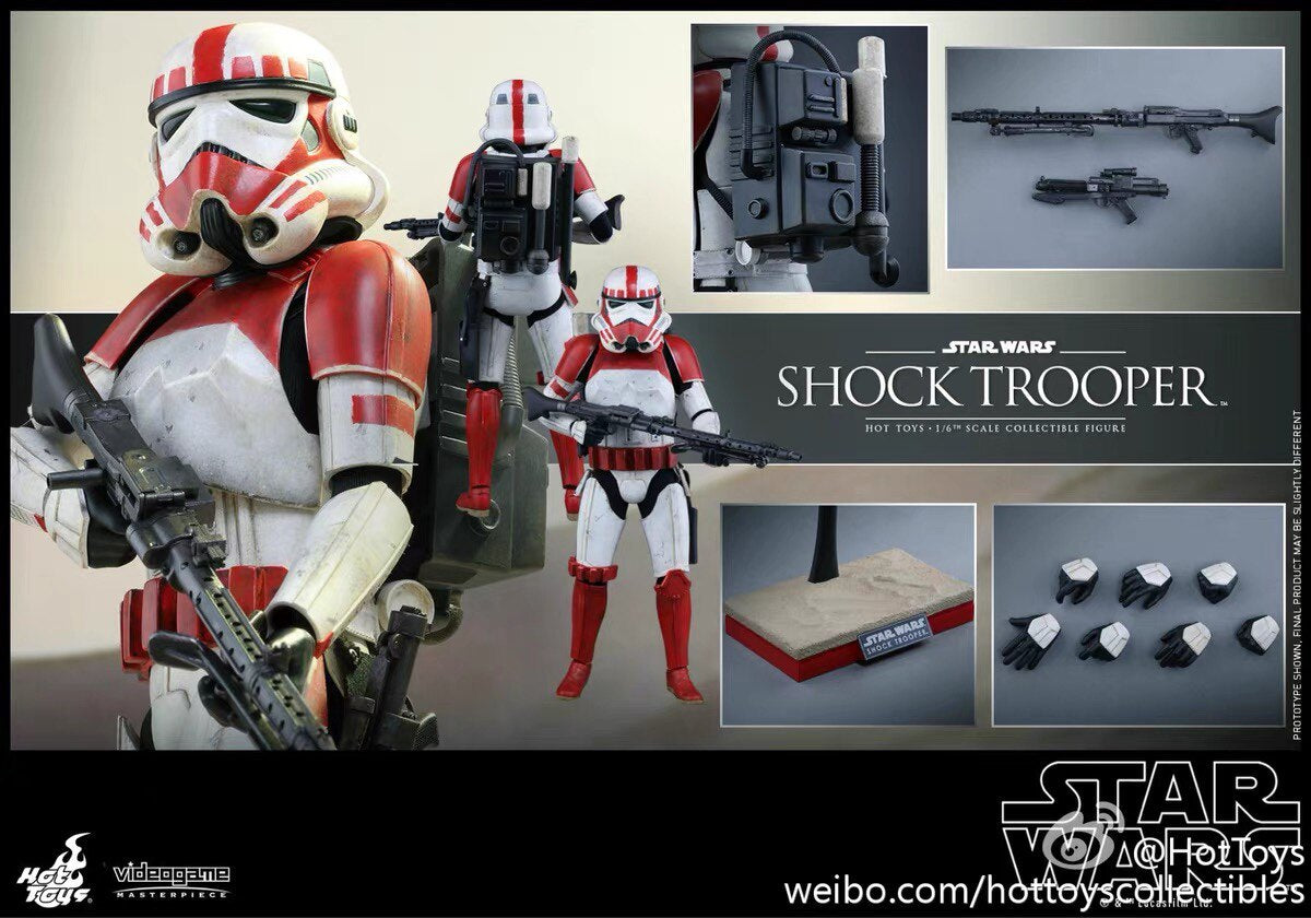 HotToys 1/6 VGM20 Star Wars Shock Troopers Shock Troopers action figures