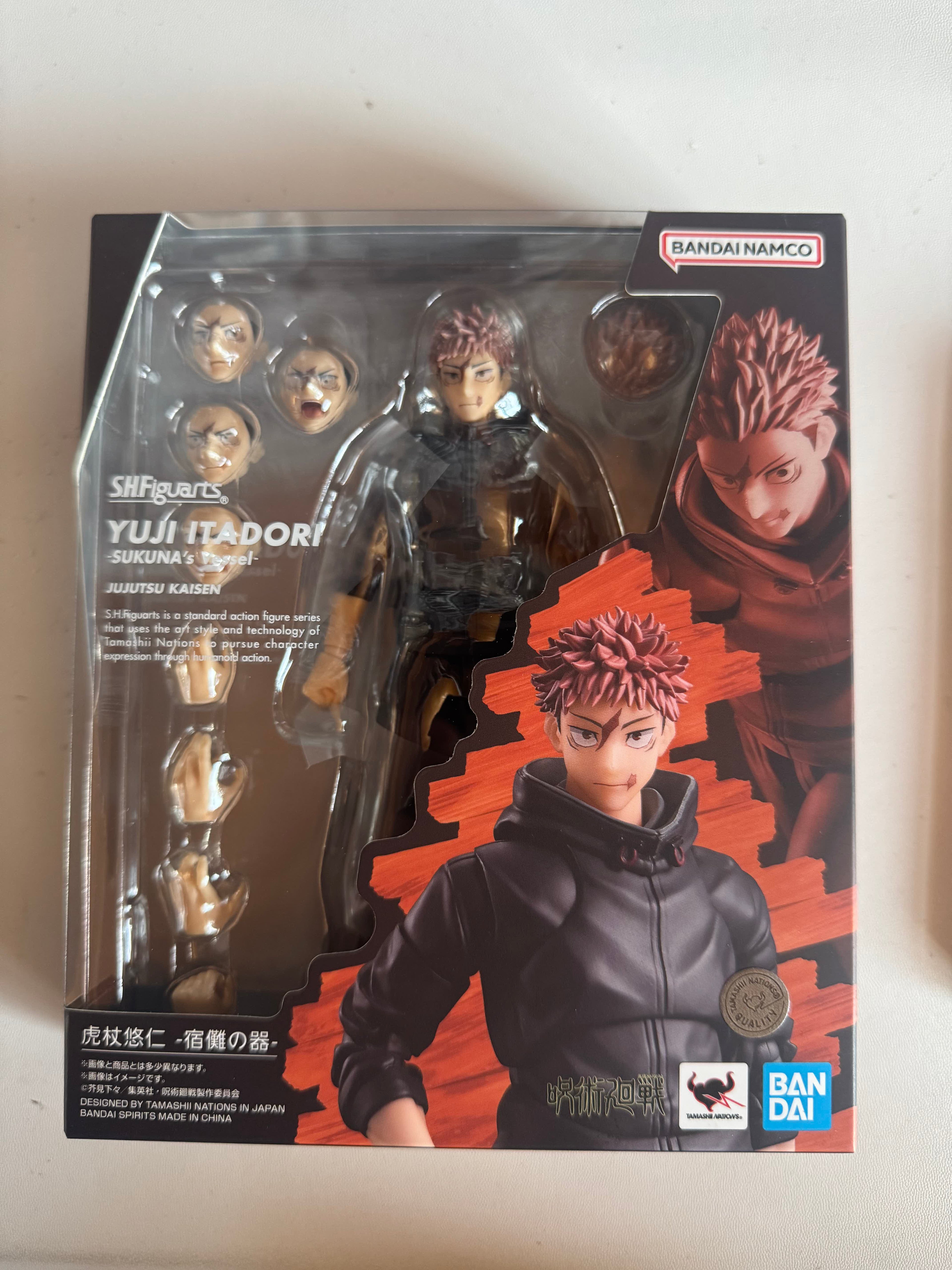 Bandai SHF Japanese knotweed Yuhito Su Nuo's container Spell return battle Death return tour chapter action figures