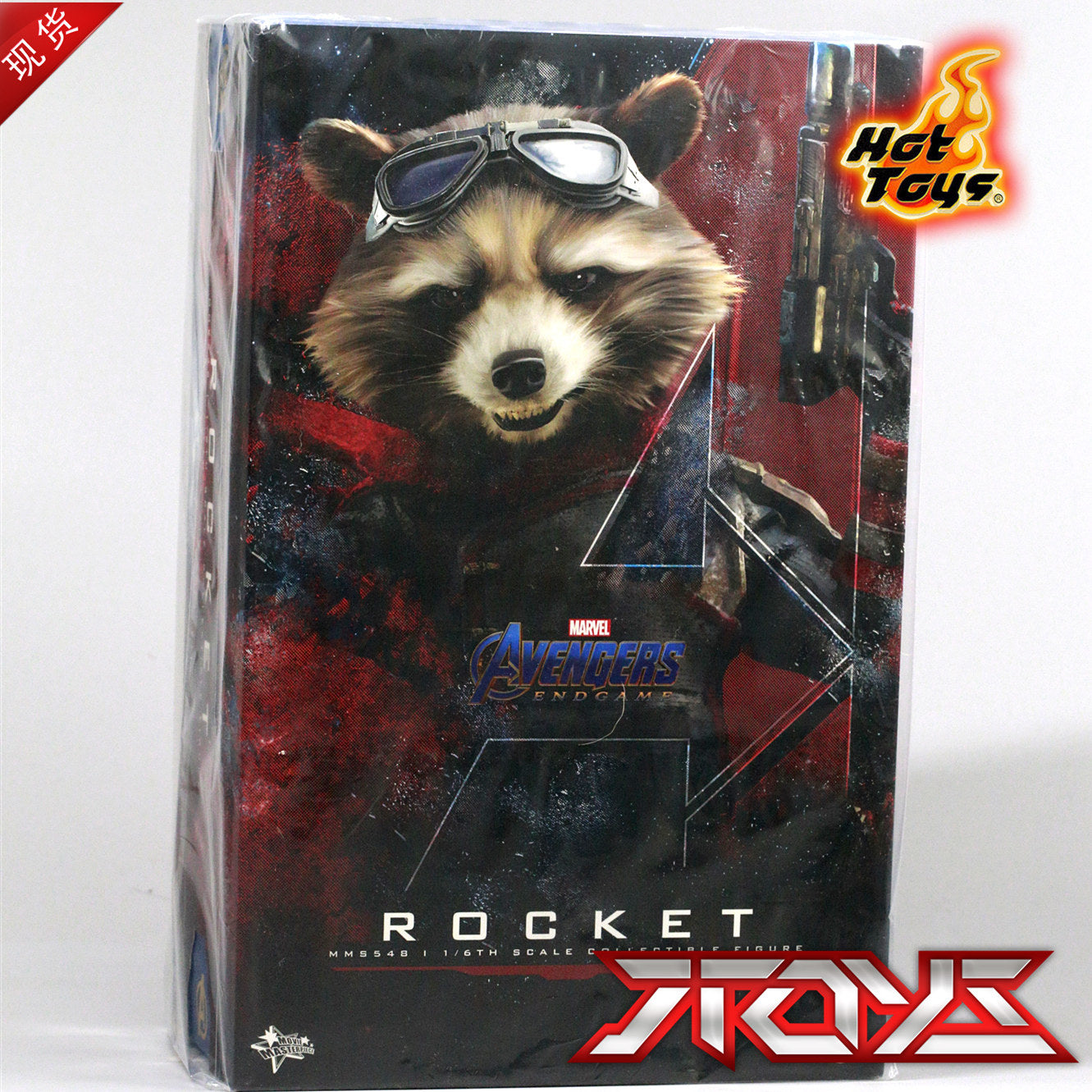 HOTTOYS Rocket Raccoon 3.0 1/6 MMS548 Avengers 4 Endgame Action Figure