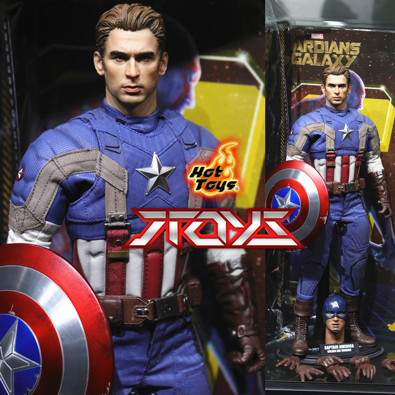 Hottoys 1/6HT Captain America 2: The Winter Soldier - Limited Edition Battle-Damaged Alloy Shield Figure