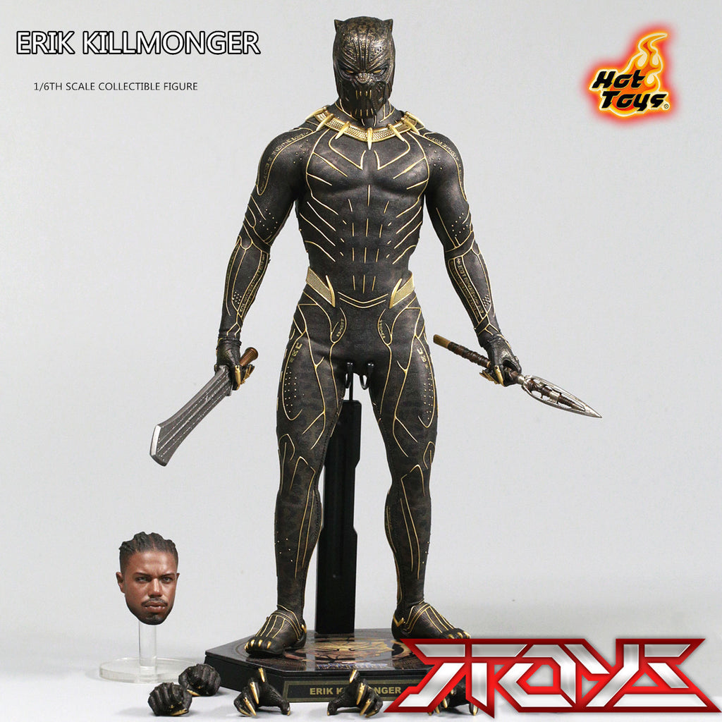 HOTTOYS HT 1/6 MMS471 Black Panther Killmonger Leopard Eric Action Figure