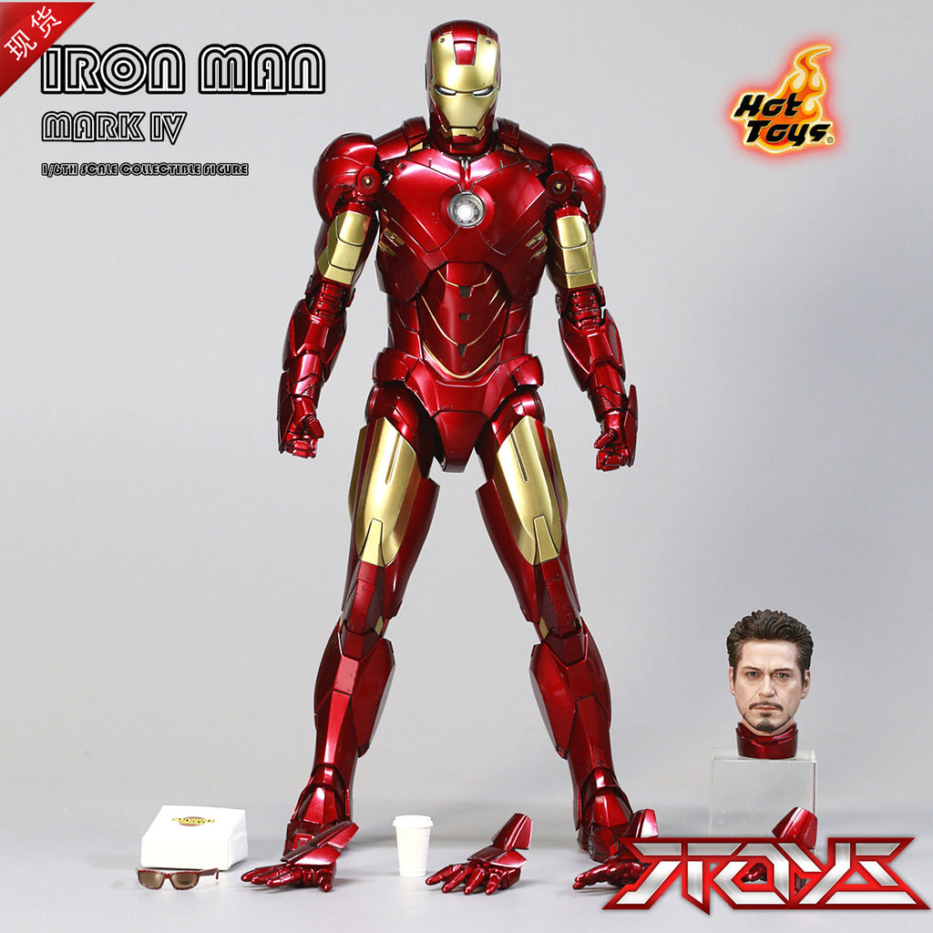 HotToys HT MMS461-D21 1:6 Iron Man 2 Alloy Die-cast MK4 Single Version action figures