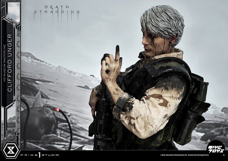 P1S (Prime 1 Studio) 1/2 Scale Statue: Death Stranding — Clifford (Mads Mikkelsen)