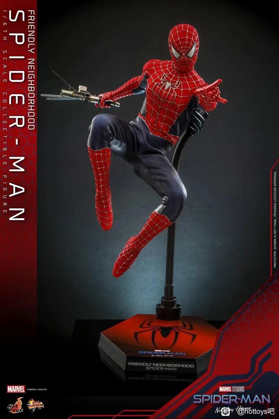 HOTTOYS 1/6 Spider-Man: No Way Back Toby 2.0 MMS662 Articulated Figure