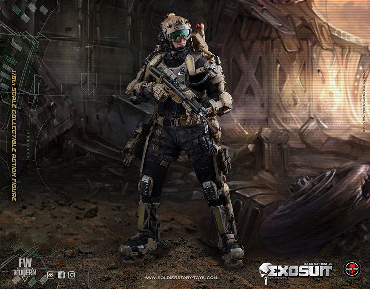 SoldierStory 1/6 Individual Exoskeleton Armor Suit Edge of Tomorrow Soldier Doll SS122