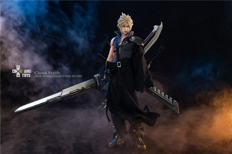 GAMETOYS 1/6 Fantasy Warriors AC Version Final Cloud Action Figure GT-006